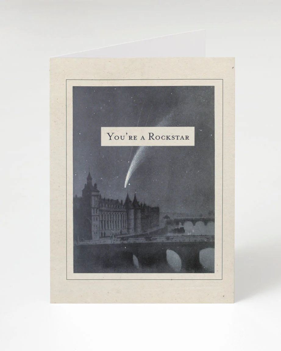 You're a Rockstar Comet Card